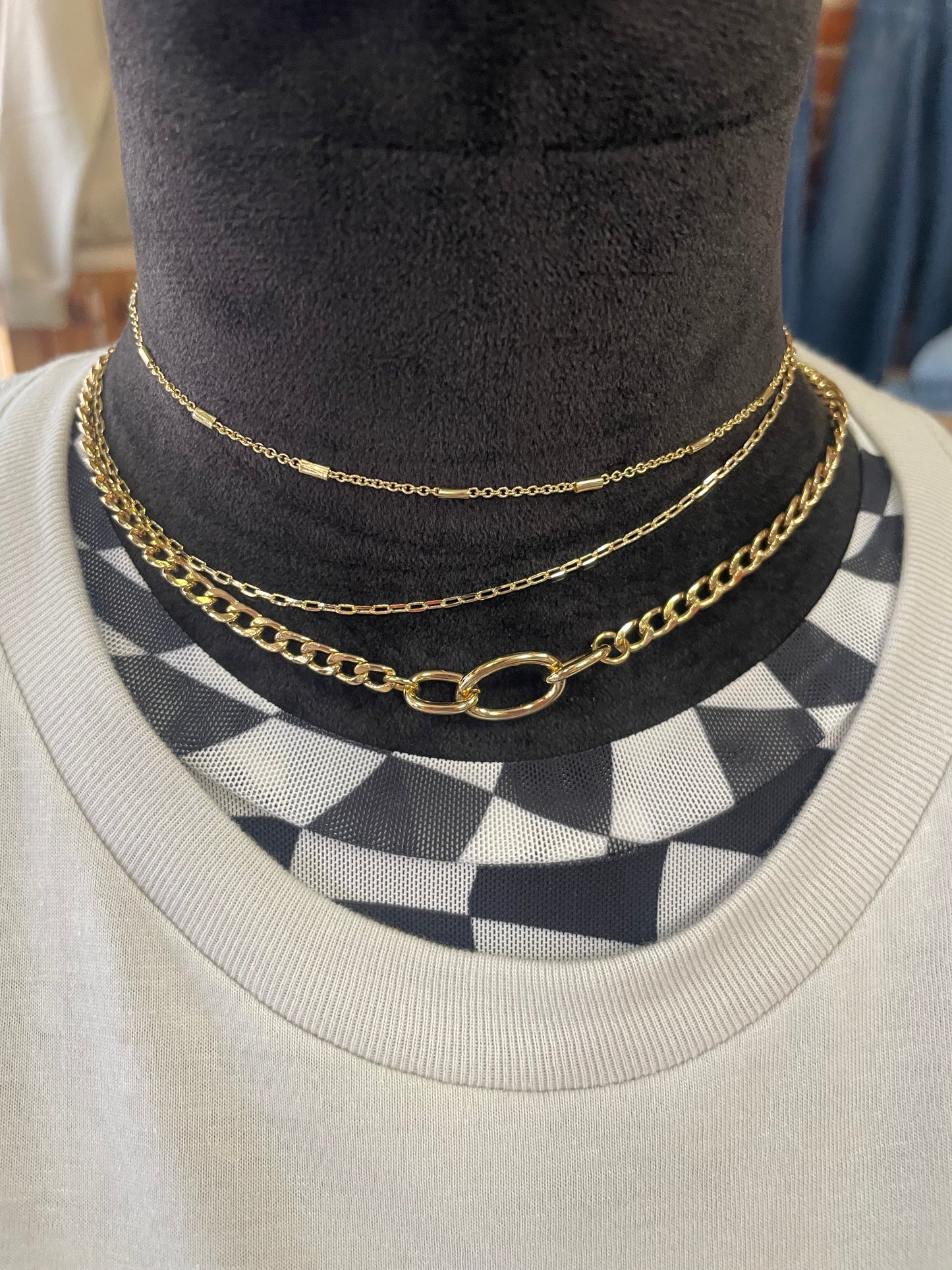 Layered Infinity Circle Necklace