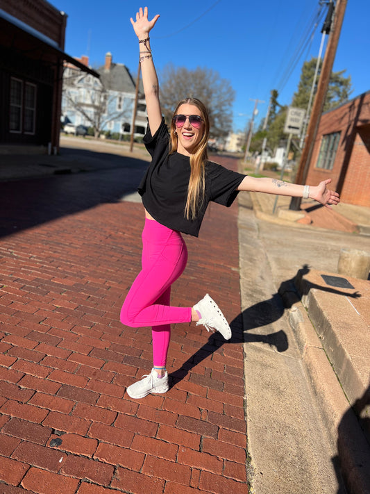 Butter basic leggings with pockets