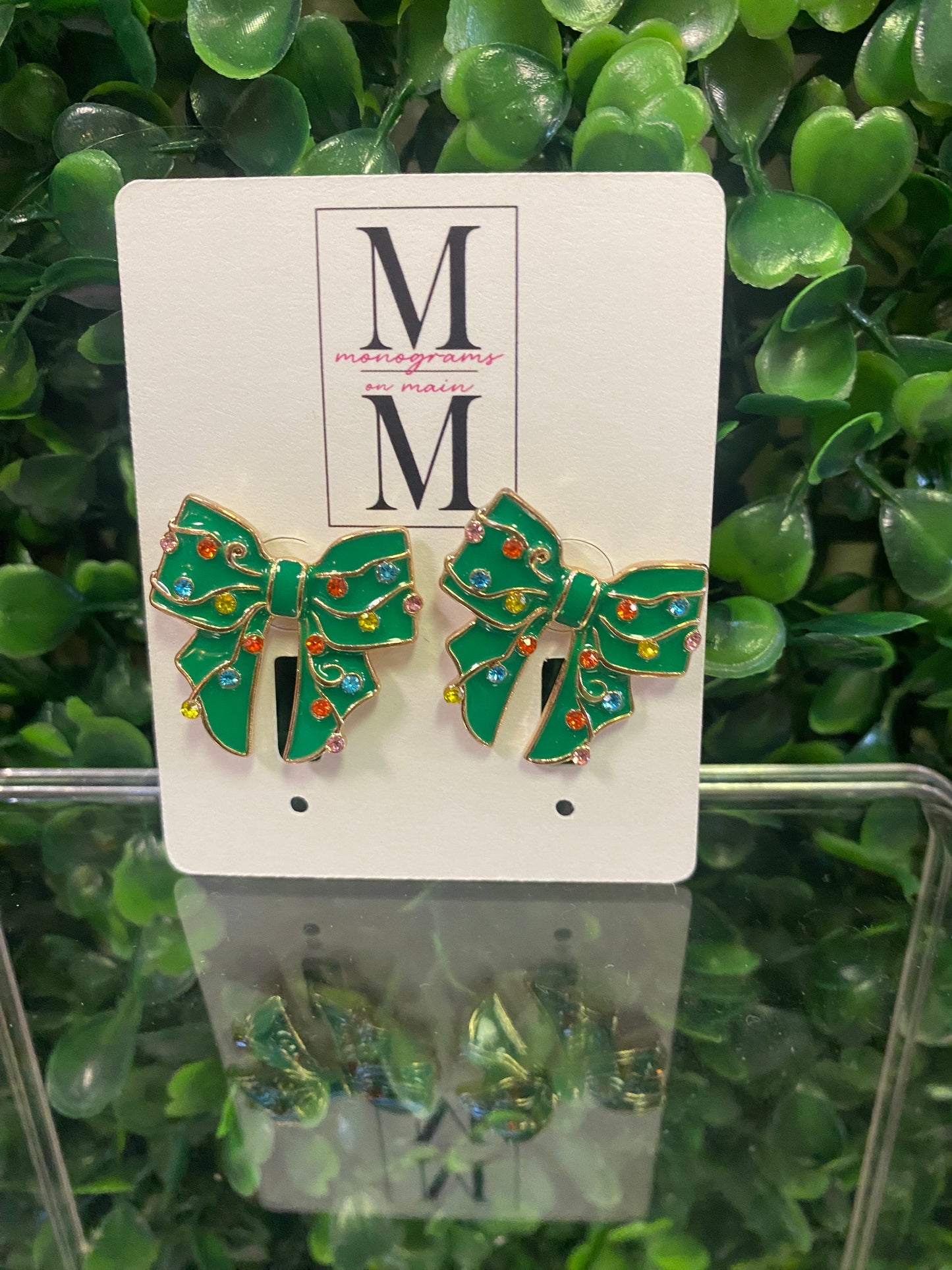 Festive Bow Studs