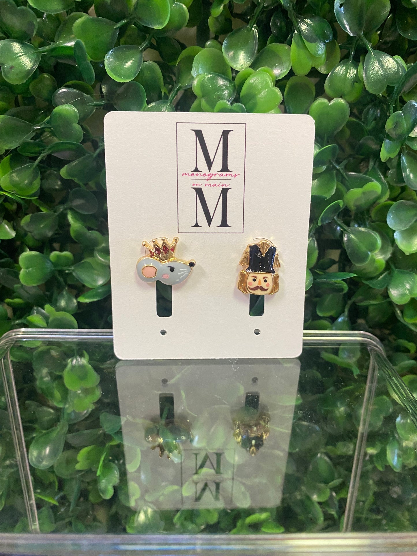 Mouse King Stud Earrings