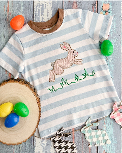 Chasing Bunnies Boy's Easter Top