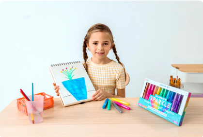 Ooly Rainbow Sparkle Watercolor Gel Crayons