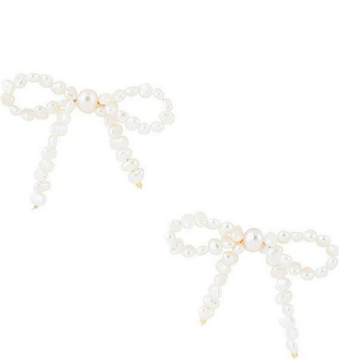 Pearl Bow Studs