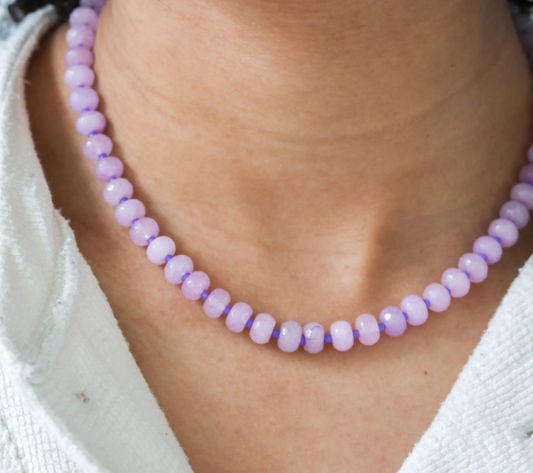 Purple Stone Necklace