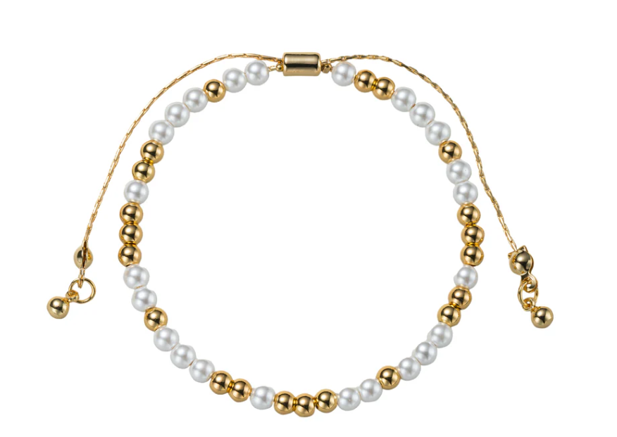 JM Patterned Bead Bracelet