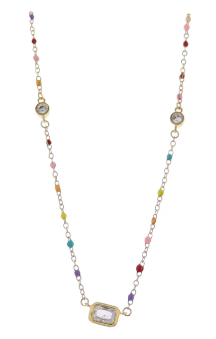 JM Colorful Beaded Necklace