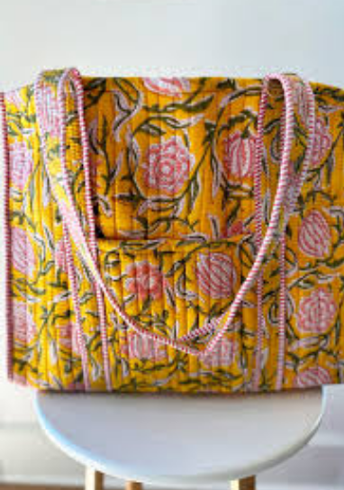 Vintage Quilted Totes