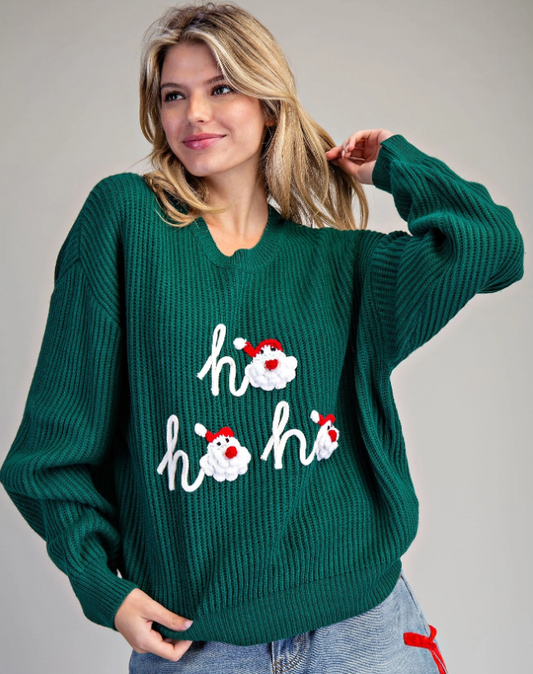Crochet Santa Sweater