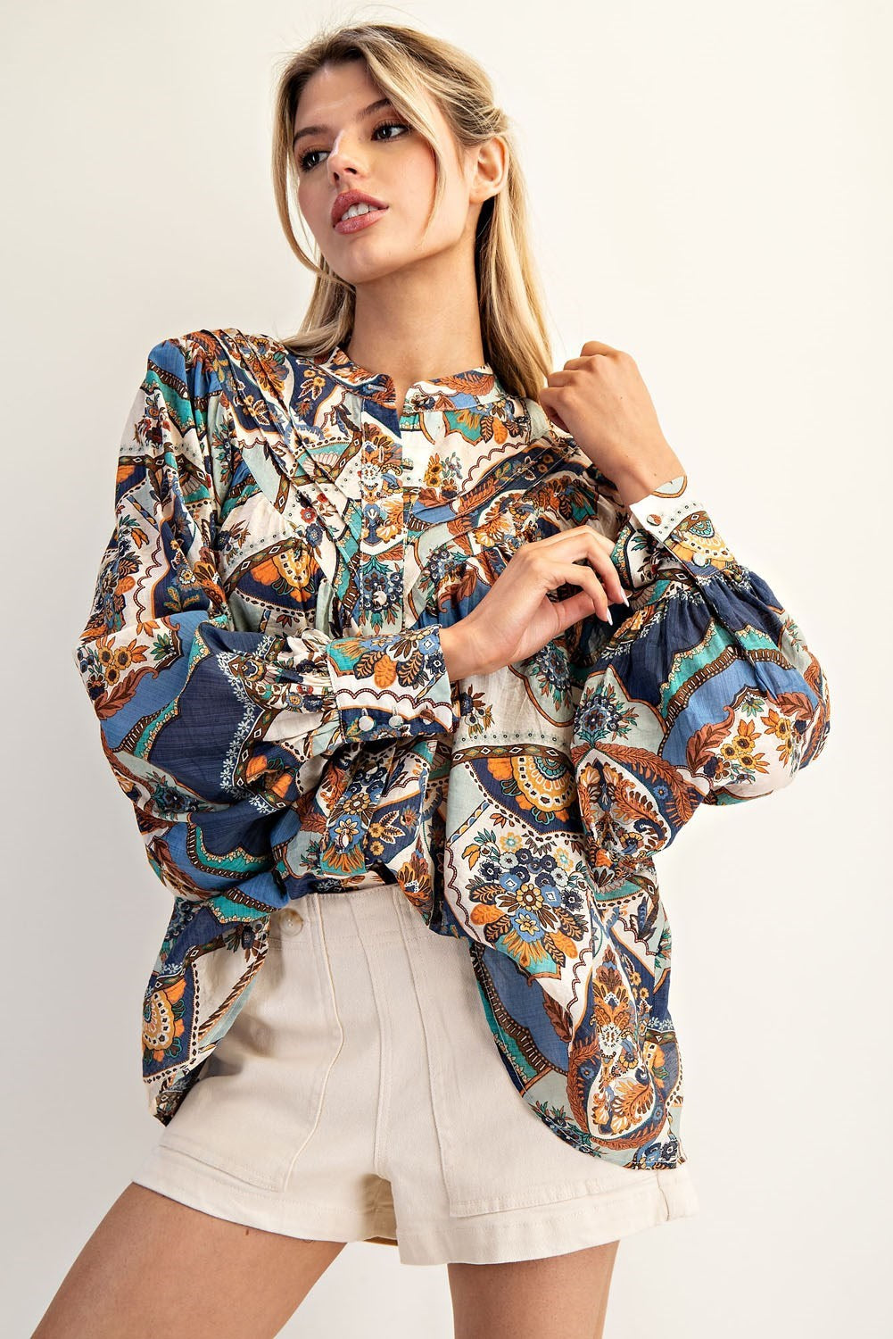 Peasant Button Down