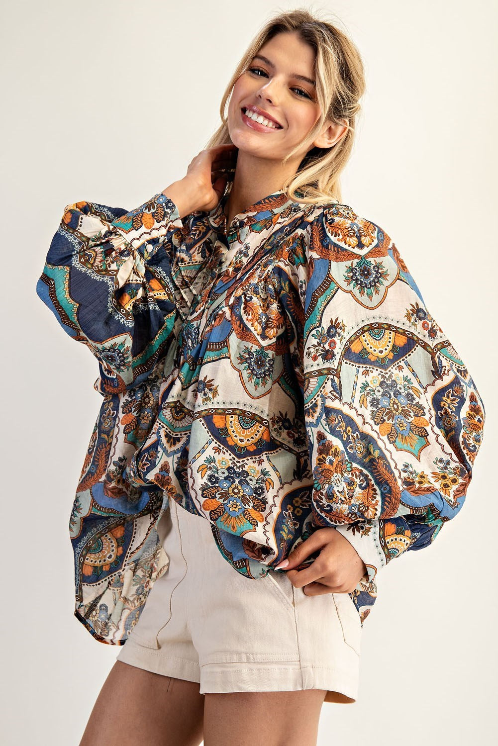 Peasant Button Down