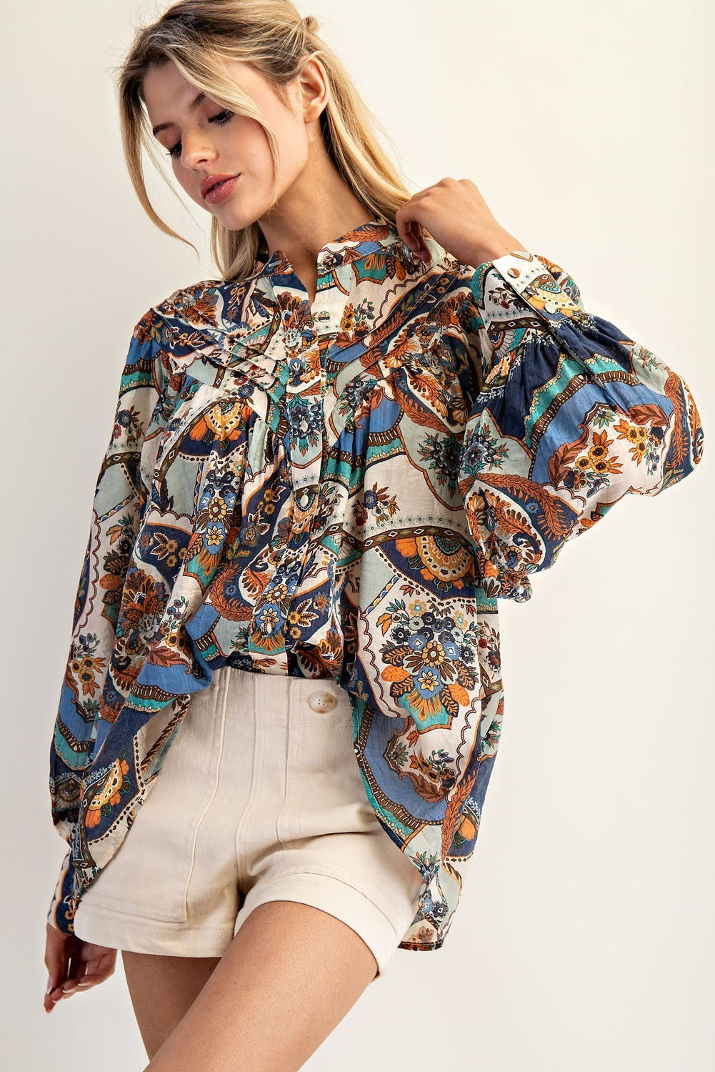 Peasant Button Down