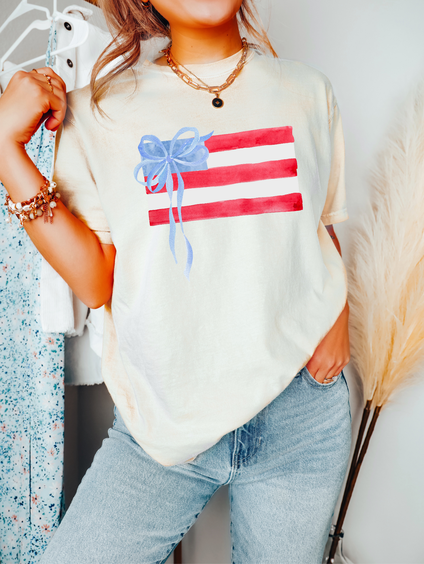 Americana Bow tee