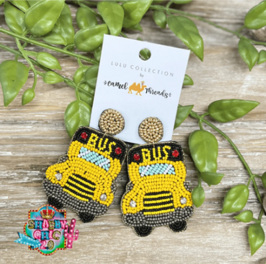 Back 2 School Beaded Earrings