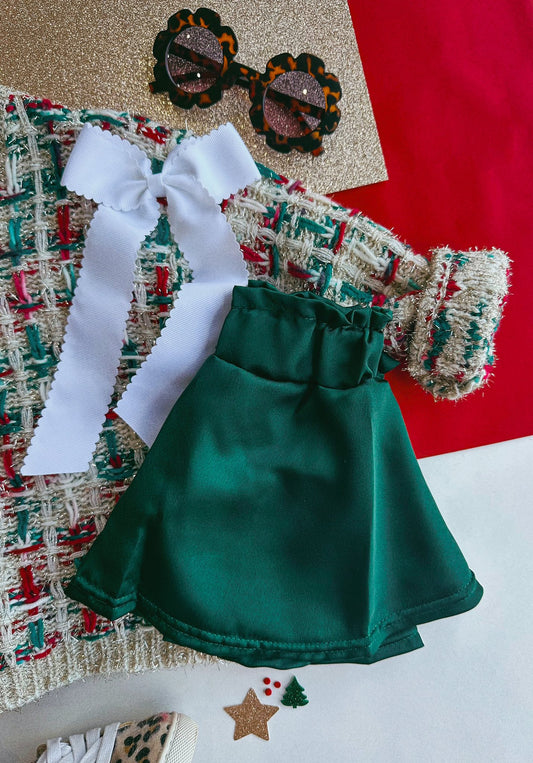 Girls Satin Twirl Skirt