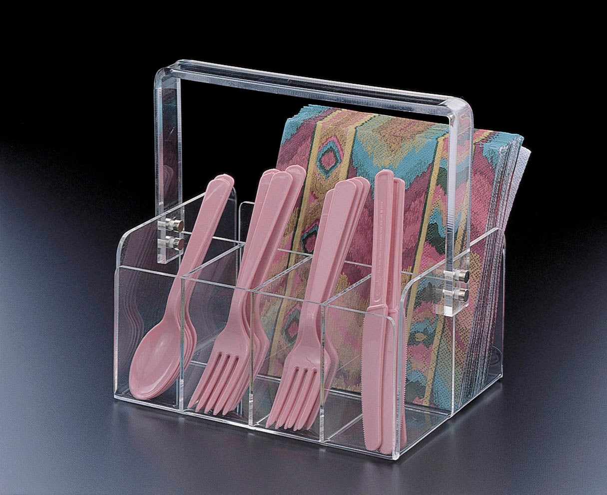 Acrylic Silverware Caddy