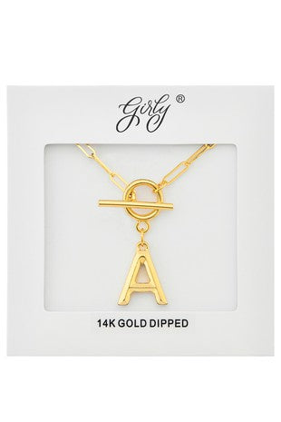 Initial Necklace- toggle
