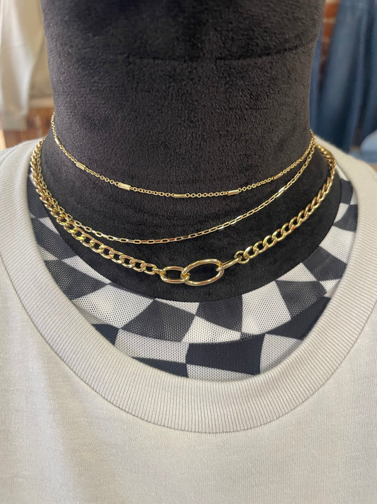 Layered Infinity Circle Necklace