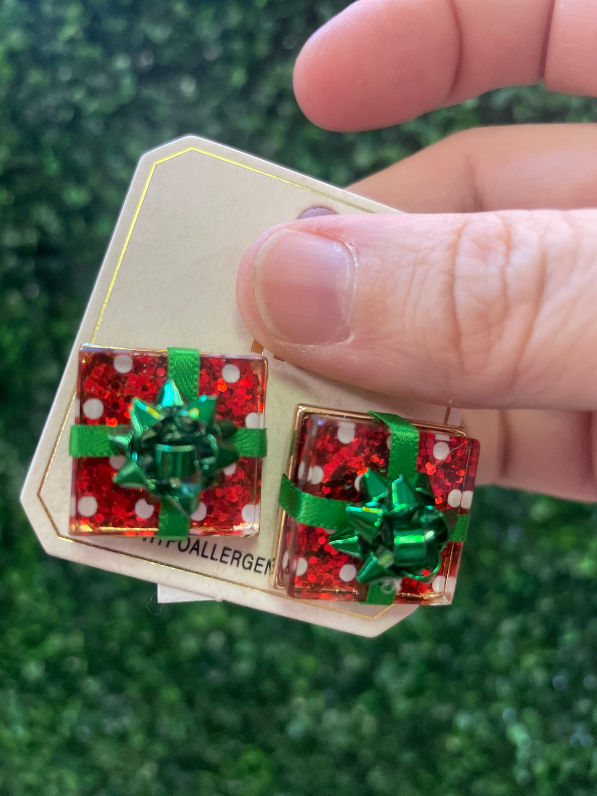 Christmas Present Earrings