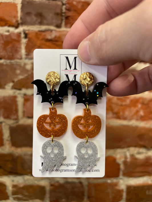 Halloween Beaded Earring
