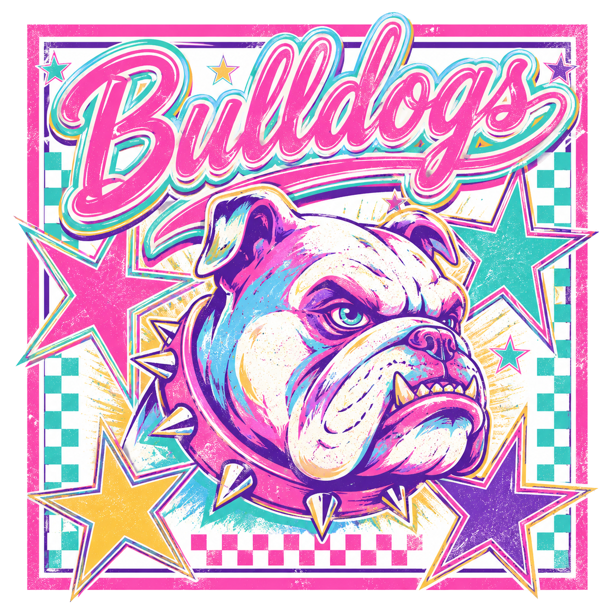 Neon Mascot Tee