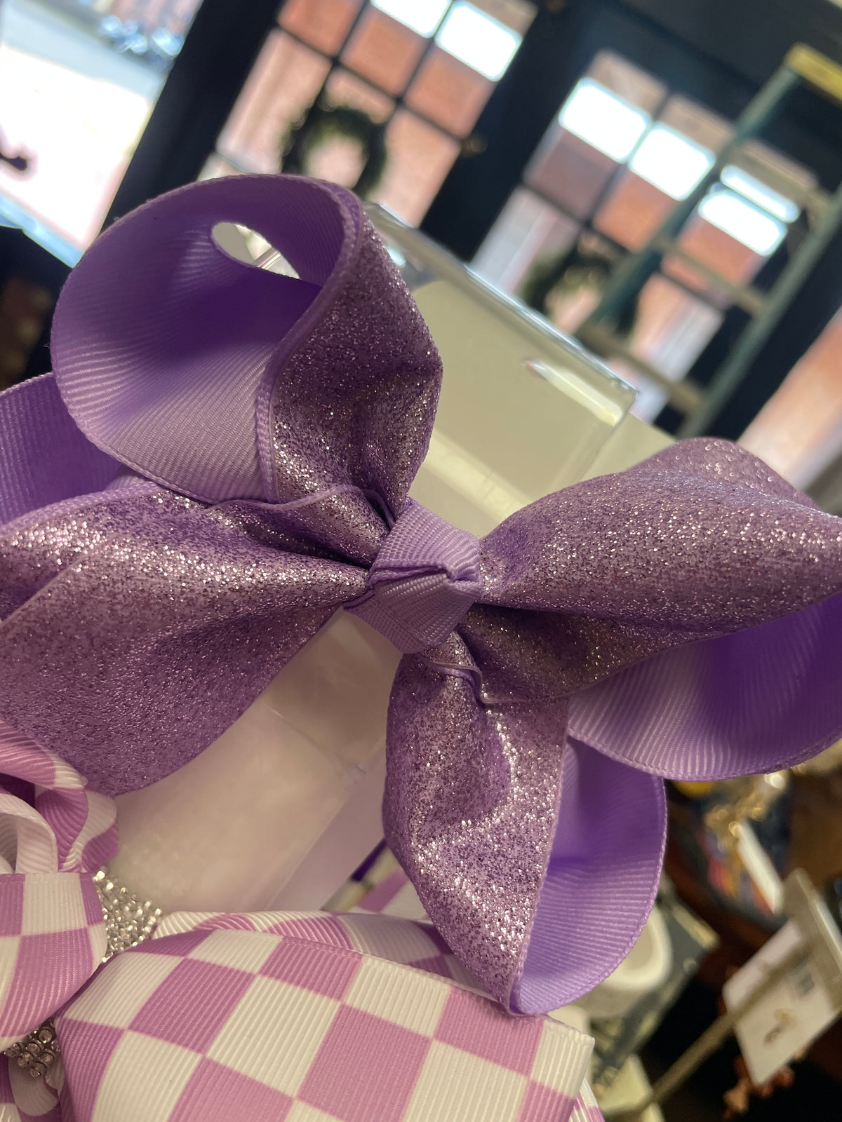 Glitter Hair Bow