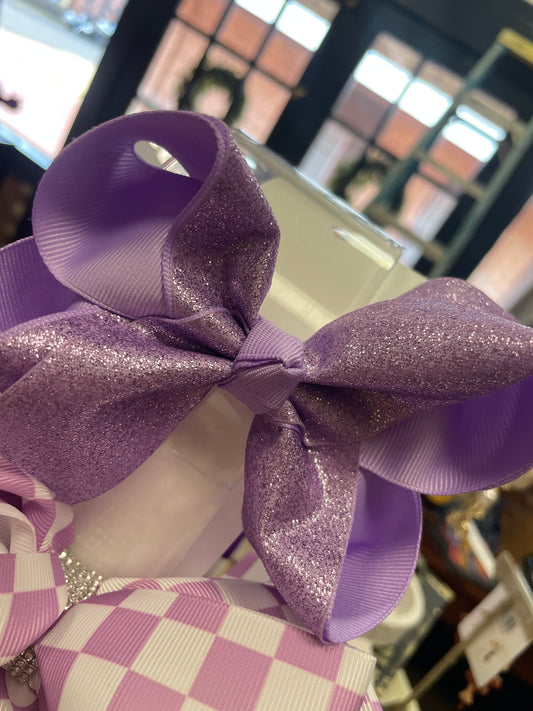 Glitter Hair Bow