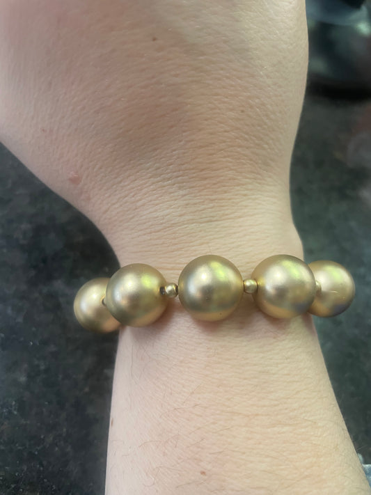 Gold Ball Bracelet