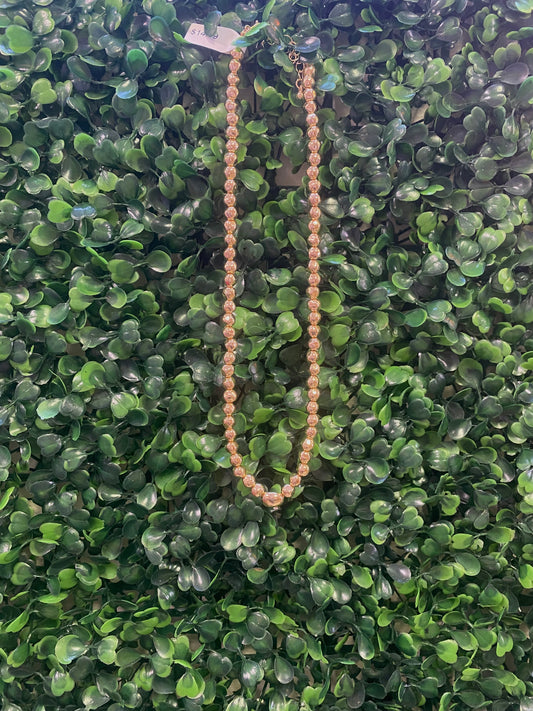 Gold Beaded Necklace