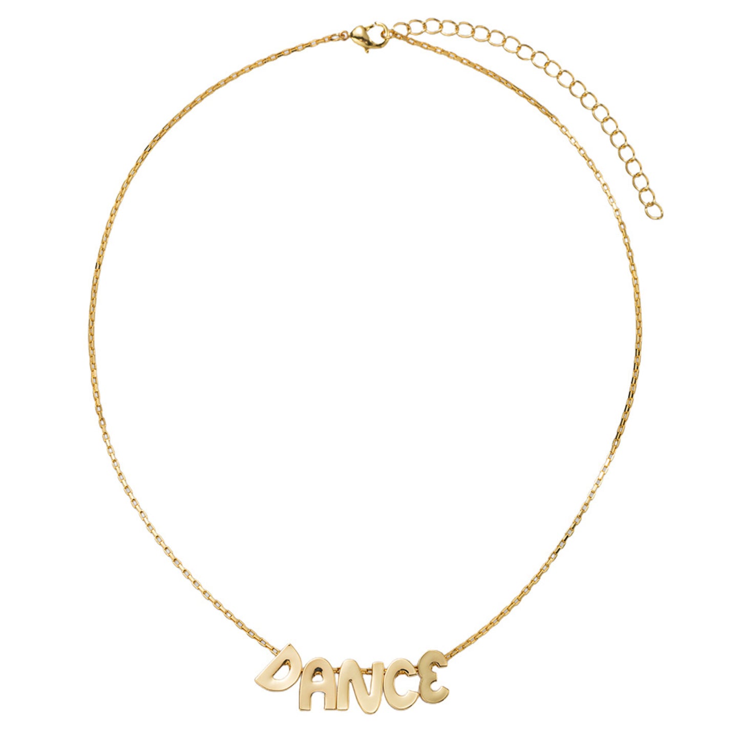 Kids 18K Gold Plated Longbox Chain Necklace with G