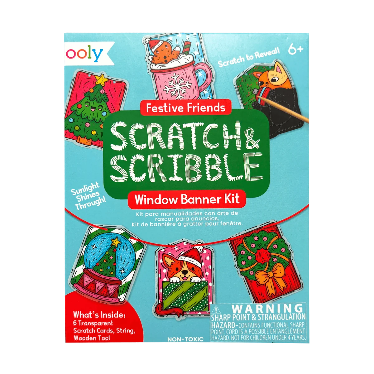 Ooly Festive Scratch & Scribble