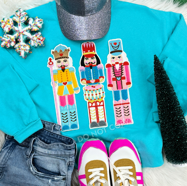 Adult Chenille Nutcracker Sweatshirt