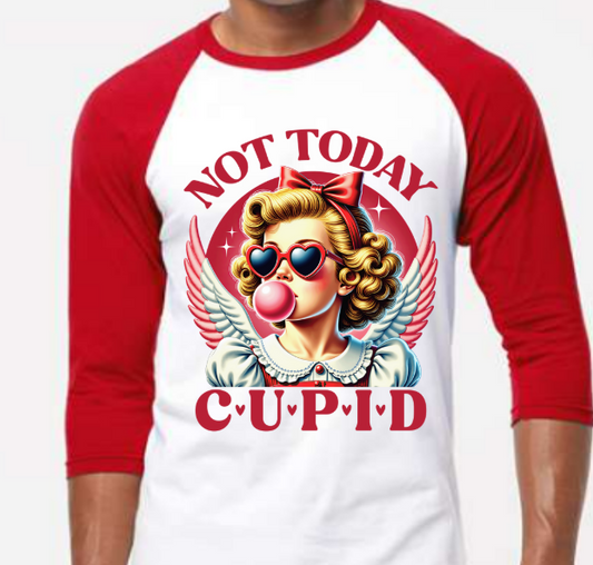 Not Today Cupid Toddler VDay Tee