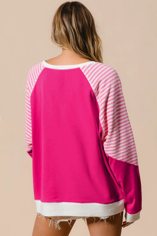 Strawberry Stripe Top