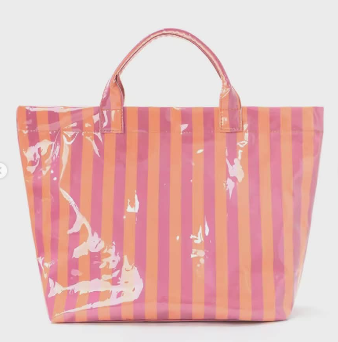 PVC Stripe Tote