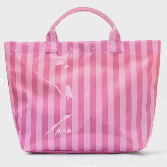 PVC Stripe Tote