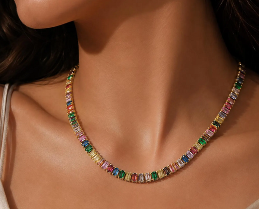 Crystal Tennis Necklace