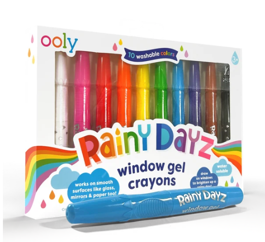 Rainy Dayz Window Gel Crayons