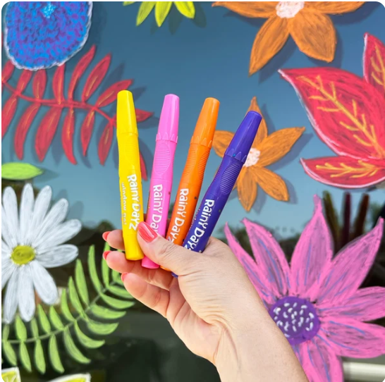 Rainy Dayz Window Gel Crayons