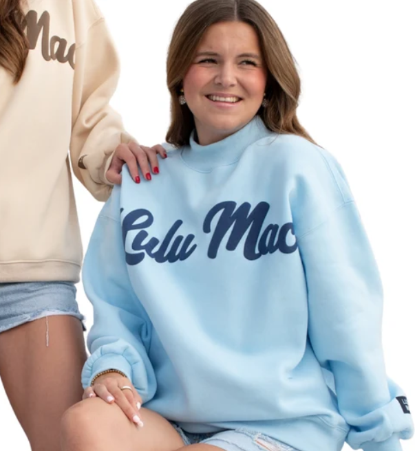LULU MAC Mockneck Sweatshirt