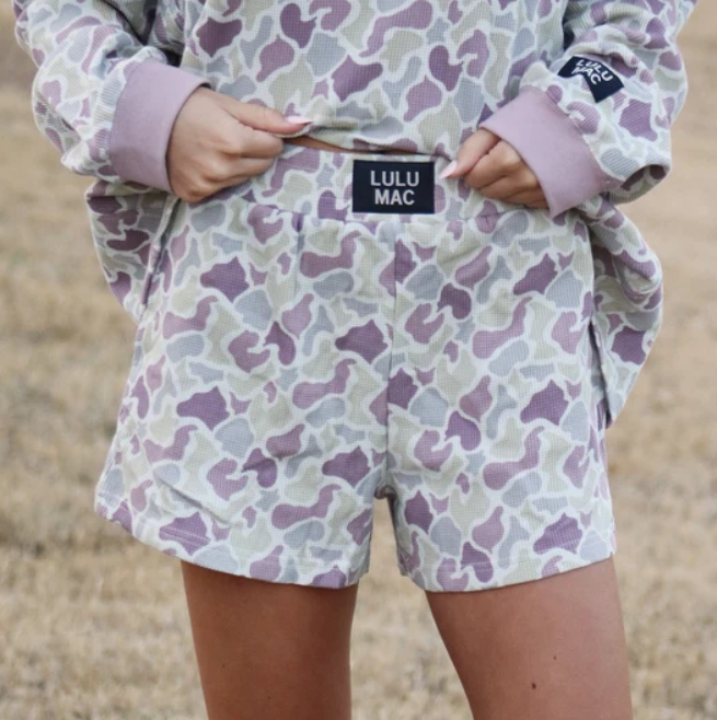 LULU MAC Waffle Pop Shorts