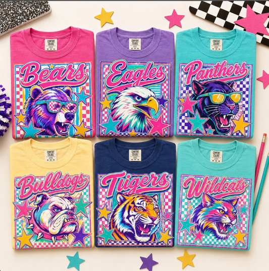 Neon Mascot Tee