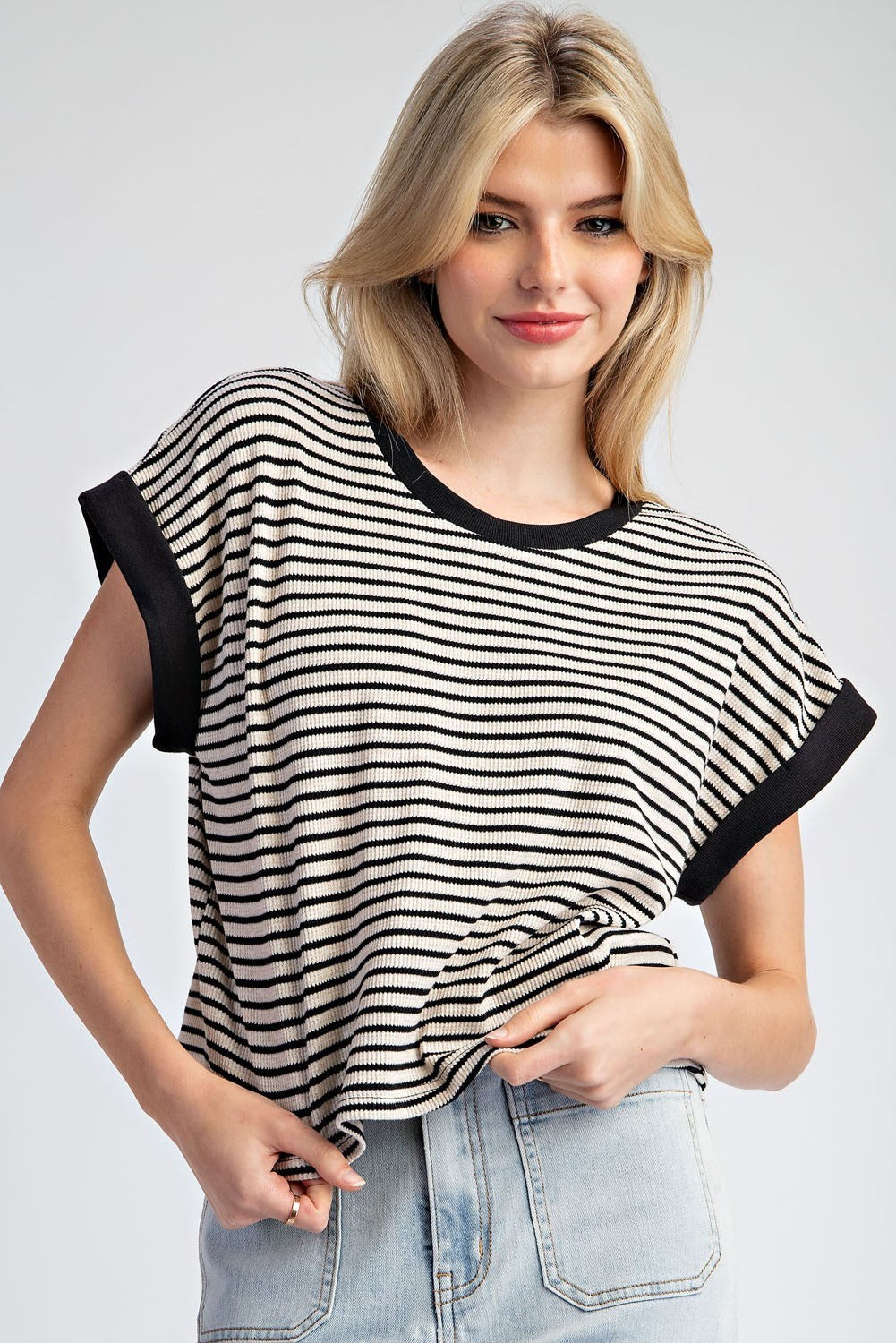 Striped Short Sleeve