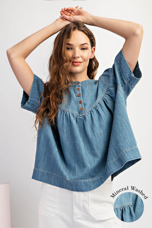 Denim Top