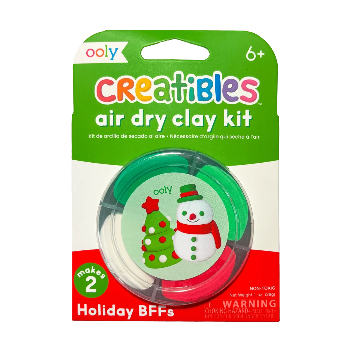 Ooly Holiday Air Dry Clay Kit