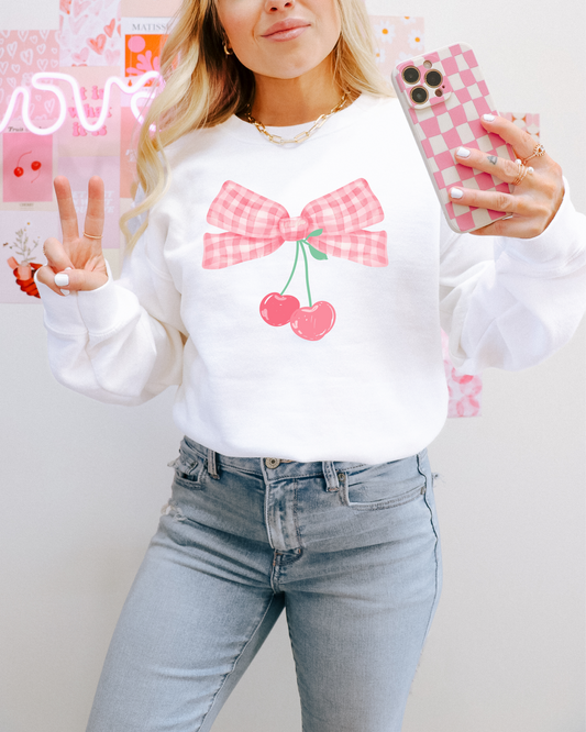 Coquette Cherries Sweatshirt