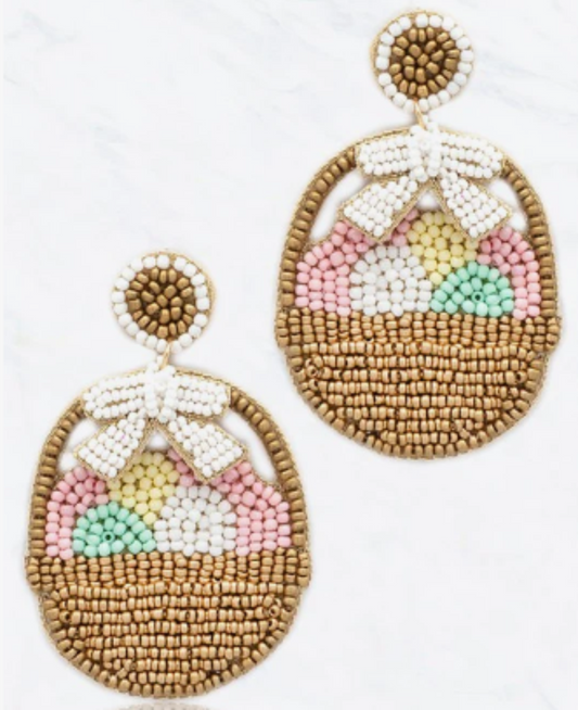 Easter Basket Earrings