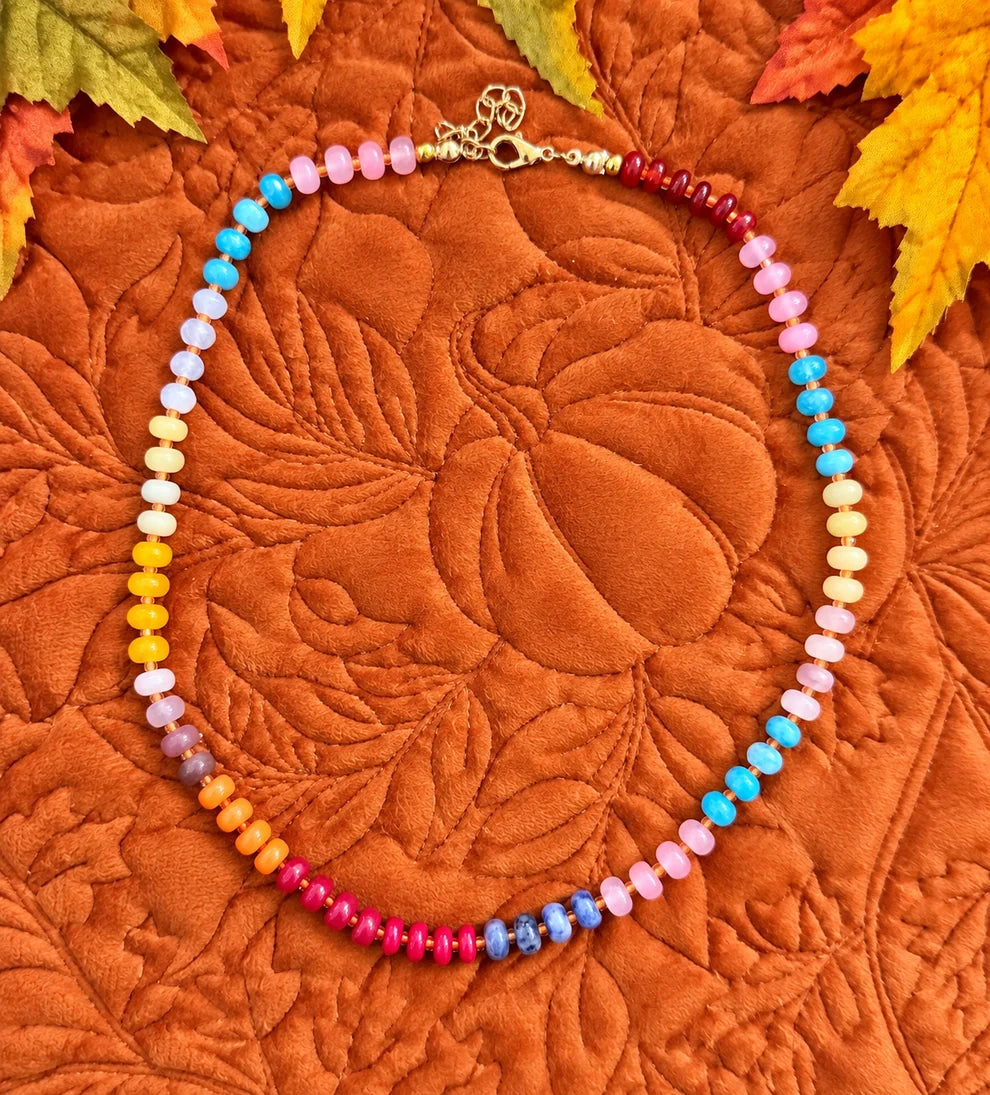 Fall Beaded Necklace