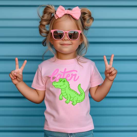 Later Gator Girl's Tee