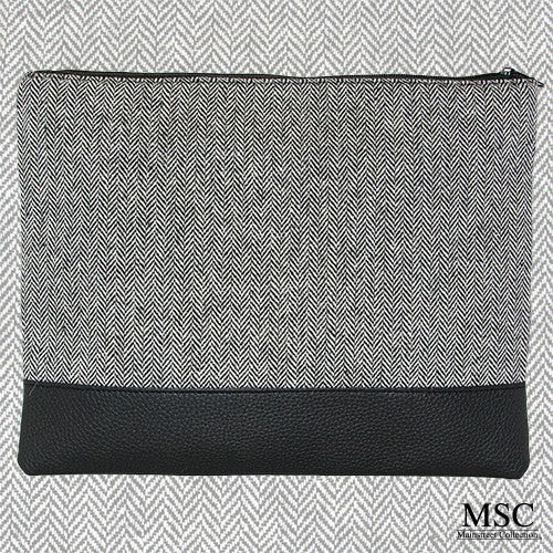 Herringbone Makeup Pouch