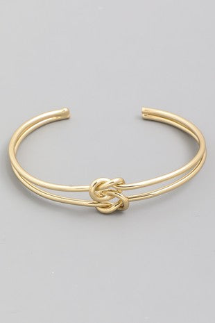 Double Knot Cuff Bracelet